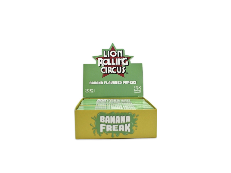 Lion Rolling Circus Caja papel Sabor Banana